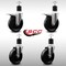 Service Caster 5'' SS Phenolic Swivel 1-7/8'' Expand Stem Caster Set 2 Total Lock Brakes, 4PK SCC-SSEXTTL20S514-PHS-2-S-2-178 - alternate 4